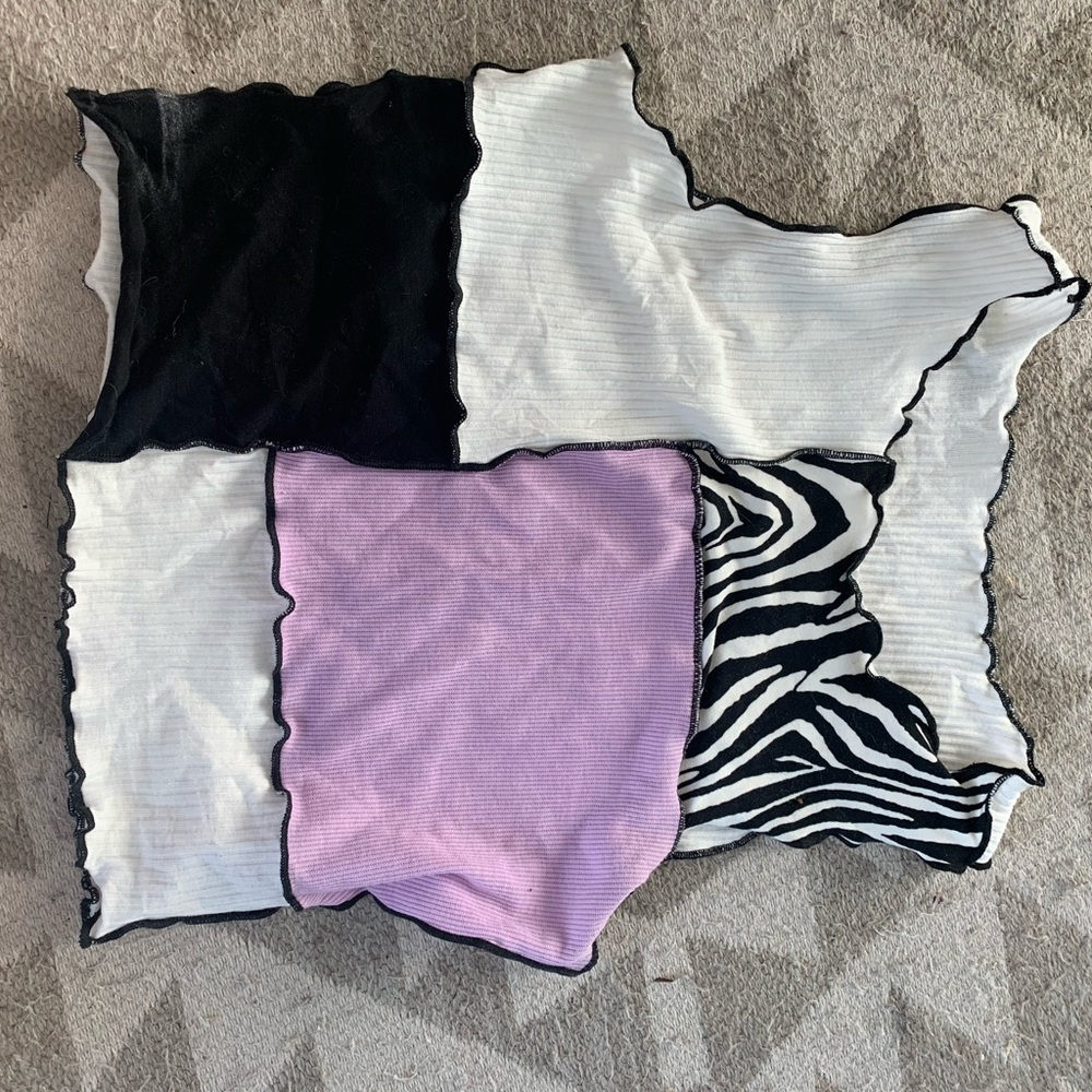 Ribbed patchwork tank
